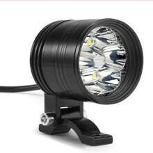 埃莫森M5摩托车汽电动车船用射灯超亮爆闪改装踏板外置led灯射灯激强光开道流氓辅助灯