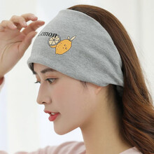 【Evich】月子帽夏季薄款透气纯棉产妇产后用品坐月子头巾女春秋冬孕妇帽子 柠檬头巾灰【松紧款】
