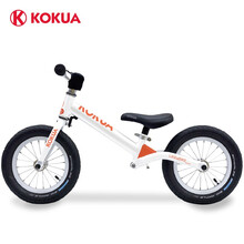 KOKUA可酷娃德国儿童滑步车12寸宝宝平衡车2-6岁儿童自行车避震竞技款滑行车铝合金充气胎无脚踏单车