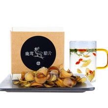 鹿生福 全蜡片 吉林梅花鹿鹿茸片干鹿茸切片鲜鹿茸男性泡酒料搭配人参 全蜡片 5g/盒（送人参）