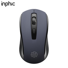 英菲克（INPHIC）E12无线鼠标 办公鼠标 便携鼠标 华为小米联想苹果笔记本台式通用 五段DPI调节  深蓝色