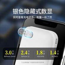 飞毛腿移动电源22.5W双向数显快充PD/QC/FCP/SCP/AFC充电宝适用华为/苹果/安卓小米 22.5W 10000毫安