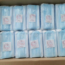 一次性口罩整箱500/2500个批发三层熔喷布防飞沫病毒病菌防疫口罩 一次性口罩-蓝色2500只/袋装