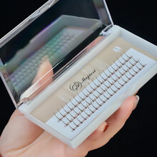 博主仙子毛网红款单簇假睫毛朵毛10mm 11mm自然c翘好看 焦糖棕色11mm 新品