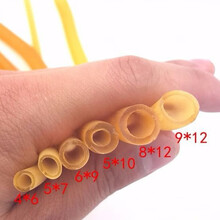 止血带乳胶管橡皮管弹性橡皮筋橡胶皮条输液橡胶管压脉带 新蕊8*12整包(标注20米)