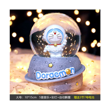 芭蕾水晶球飘雪八音盒音乐盒水晶球3-7-10-14岁送小女孩生日礼物儿童节礼物送女友闺蜜520 太空(灯光+音乐+自动飘雪)大