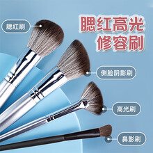 花川秀修容刷高光鼻影腮红刷套装三件套斜角阴影刷脸侧影化妆笔刷一支装 鼻影刷（马毛）单支