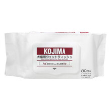 现货日本KOJIMA银离子宠物湿巾不含酒精可以擦泪痕 80抽温和不刺