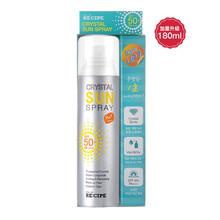 【现货即发】韩国RECIPE玥之秘/莱斯璧水晶防晒喷雾男女学生军训防水透明脖子全身美肤白防晒霜 水晶防晒喷雾180ml