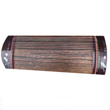 迷你小古筝21弦60cm小型初学者入门便携式儿童成人安码调音极速发 90小荷花款 裸筝