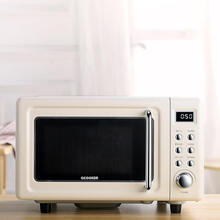 小米（MI）有品圈厨智能操作家用平板式微波炉均匀加热复古微波炉18L 复古白