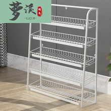 萝溪 收银台前小货架 收银吧台前小货架口香糖展示架药店便利店超市零食品小型陈列架子 加厚白色45长15宽67高五层 无价签条