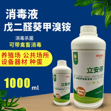 迅销 消毒液兽用戊二醛癸甲溴铵溶液猪用消毒液猪消毒药猪圈鸡养殖场消毒剂百毒杀消毒液 1000ml 1瓶价