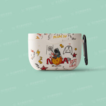 奴玛尼Sony索尼WF-1000XM3真无线蓝牙耳机保护套索尼wf1000xm3耳机套硅胶软壳潮WF 索尼wf1000xm3【白底宇航员】