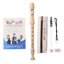 奇美QM8A-30B木笛中音英式八孔木质竖笛（棉布袋、配教材）