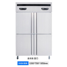 四门冰箱商用立式四开门保鲜柜冷藏冷冻厨房六门大容量冰柜冷柜定制TEAEGG 四门实心门全冷冻