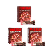 蛋白棒巧克力味3盒装乳蛋白质代餐棒运动健身棒35g*21支