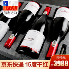 【稀有15度】智利原酒进口红酒 智域艾琳萨尔15度干红葡萄酒整箱6瓶\/750ml 6瓶整箱