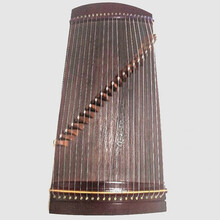 迷你小古筝21弦60cm小型初学者入门便携式儿童成人安码调音极速发 65厘米紫檀色21弦 裸筝