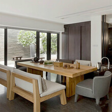 畅悦庭原木大板桌茶室茶台实木简约新中式茶桌椅组合泡茶会客桌现代茶几桌 定制联系客服