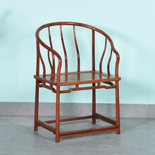 世书圈椅全独板明清家具客厅实木靠背椅木质中式复古椅子
