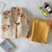 草影月子服秋冬季空气棉加厚孕妇睡衣女保暖夹层哺乳产妇喂奶产后套装2021新品 QYY66-72#  L 码 (适合100-120斤左右)