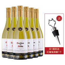 超市	
红魔鬼 Casillero del Diablo 夏多内/霞多丽白葡萄酒 750ml 整箱装 智利进口