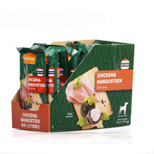 鸡肉水果凤梨菠萝蜜山竹补充营养食欲湿粮狗狗罐头软粮 鸡肉+山竹*12袋肉粒粮小样3包