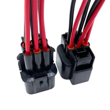 江淮瑞风瑞鹰同悦和悦格尔发亮剑者大灯总成插头线束汽车插座6孔 公插1只+母插1只