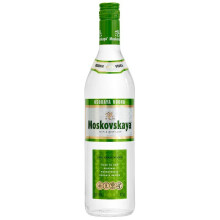 洋酒拉脱维亚进口 MOSKOVSKAYA苏连绿伏特加 700ml 1瓶