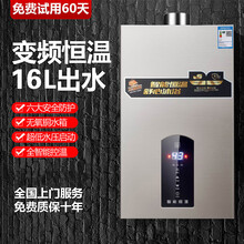 日本樱花零冷水即热式燃气热水器家用1 2L16L智能恒温回水循环OL 金拉丝16L智能恒温 一厨多卫 不包安装 液化石油气