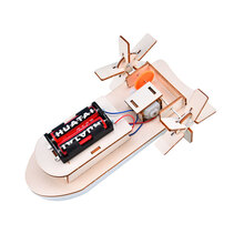 艺可恩儿童科学实验小学生DIY手工制作材料科技发明电梯升降机模型玩具 DIY明轮船材料1套