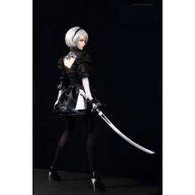 1：3钢骨骼包胶女兵人素体关节可动二代机械纪元2B小姐姐收藏模型 整套大配件