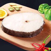 鳕鱼块鳕鱼片深海鱼排新鲜冷冻鳕鱼中断宝宝辅食海鲜水产 尾段有冰衣 5斤加一斤