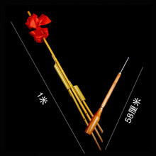 乐贝姿（LEBEIZI）芦笙民族乐器贵州云南竹制6管6音C调舞台道具装饰纯手工水竹 大号响6音不锈钢吹嘴 C调送花