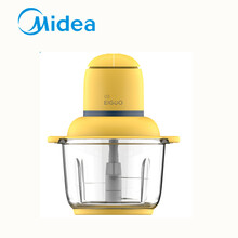 美的（Midea）捣蛋鬼绞肉机饺馅搅拌蒜泥碎菜辅食小型家用电动料理机 LZ223A玻璃杯