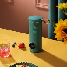 新创埼豆浆机迷你家用全自动加热多功能破壁料理机迷你小型1-2人免滤搅拌机可预约定时保温 绿色