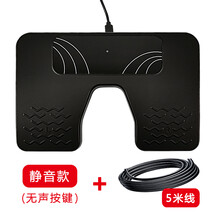 USB脚踩控制器曲谱翻页游戏B超踏板开关按键可模拟键盘鼠标 静音款 5米线
