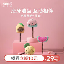 维利亚 猫玩具逗猫棒自嗨猫薄荷球木天蓼猫咪磨牙棒猫草猫咪玩具磨牙耐咬 水果组合套装