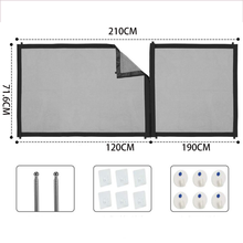 盼我（PANDADA）宠物门栏猫拦门拦猫网门帘折叠围拦猫狗网防拉布拉多泰迪金毛柯基大中小型犬宠物用品 黑色【70cm*210cm】
