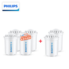 飞利浦（PHILIPS）WP3904 树脂复合滤芯除氯除垢 适配飞利浦净水壶WP2806/WP2807/WP4200（6支装）