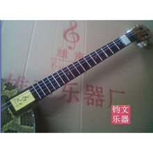 新品红木波罗格秦琴蟒蛇皮全音半音四弦边助斑卓琴民族弹拨乐器定制款 四弦十二平均律半音边助
