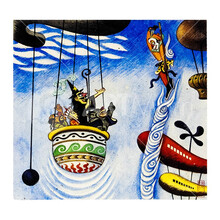 墨斗鱼艺术张光宇作品西游漫记之阿房行宫迷限量版画299版艺术品收藏证书