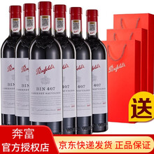 国际	奔富红酒bin整箱装系列 寇兰山/2/8/28/128/389/407/798干红葡萄酒澳大利亚进口 奔富bin407整箱6支装