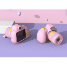 迪士尼商场同款 新款迷你卡通可拍照小单反儿童相机数码运动相机玩具 粉色
