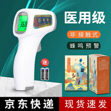 富佑福 医用额温枪体温枪红外体温计探热枪探热器温度计婴儿成人儿童无接触测量 标准版