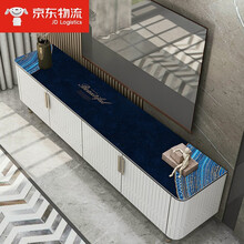 南柯一梦 电视柜桌布长条防尘罩垫子 防水皮革ins北欧风 星际 40*120cm（防水）