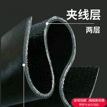 货车铺车厢橡胶垫铺车底橡胶板牛羊槽防滑胶条耐磨夹线输送带 1米长 5毫米厚0.6米宽两层夹线