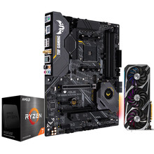 华硕TUF GAMING X570-PLUS (WI-FI)主板+AMD 锐龙7 5800X CPU处理器+ ASUS ROG-STRIX-RX6700XT-O12G 显卡
