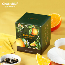 Chabiubiu花果茶香橙茉莉花茶花草茶原叶茶水果调味茶袋泡茶冷泡茶30g/盒